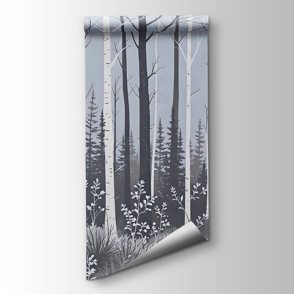 Forest of trees and bushes