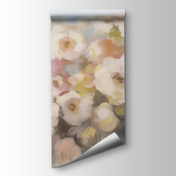 Painting of flowers in a vase