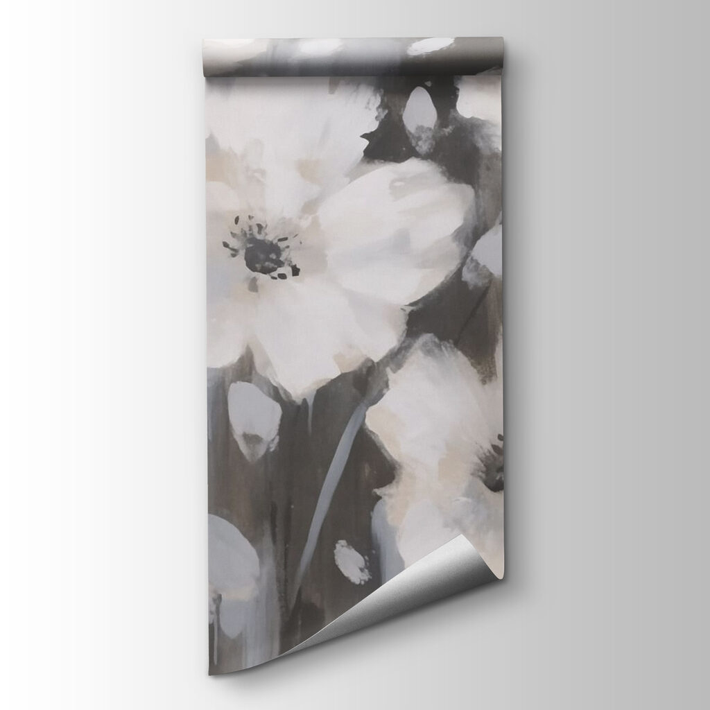 Painting of white flowers