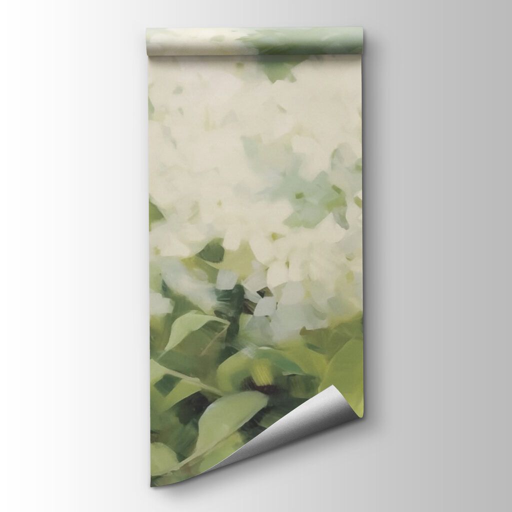 Blossoms amidst lush green leaves