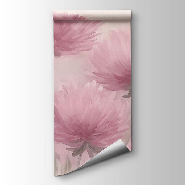 Painting of pink flowers