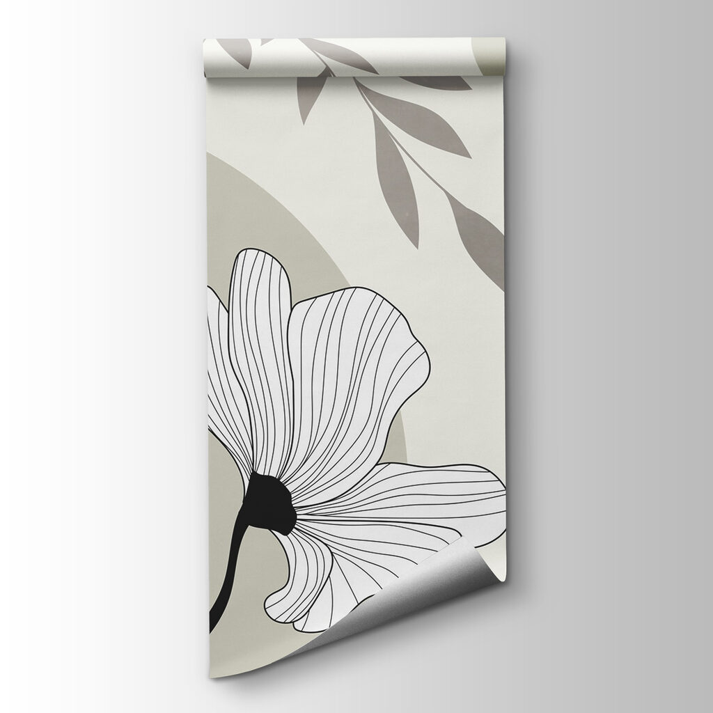 Botanical elegance in monochrome hues