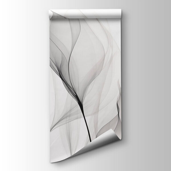 Black and white image of flowers