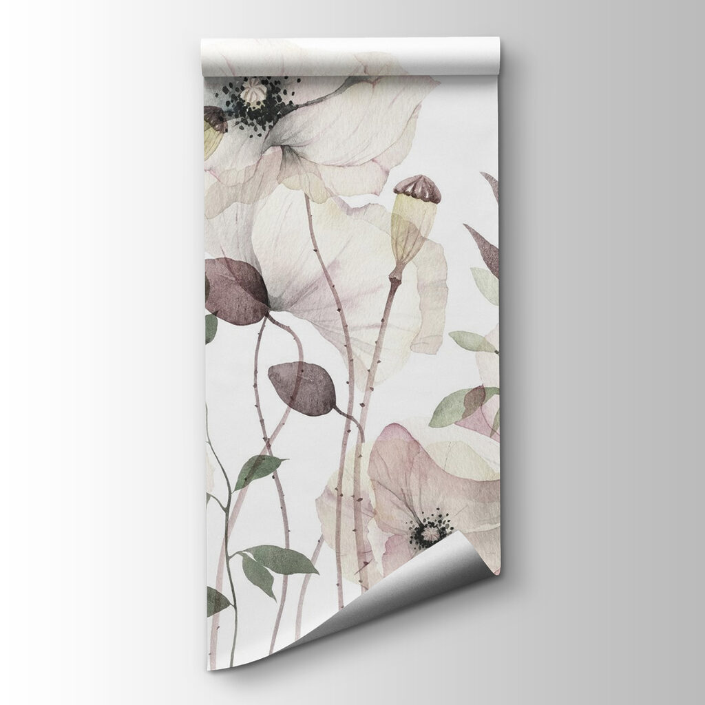 Delicate blooms in soft hues