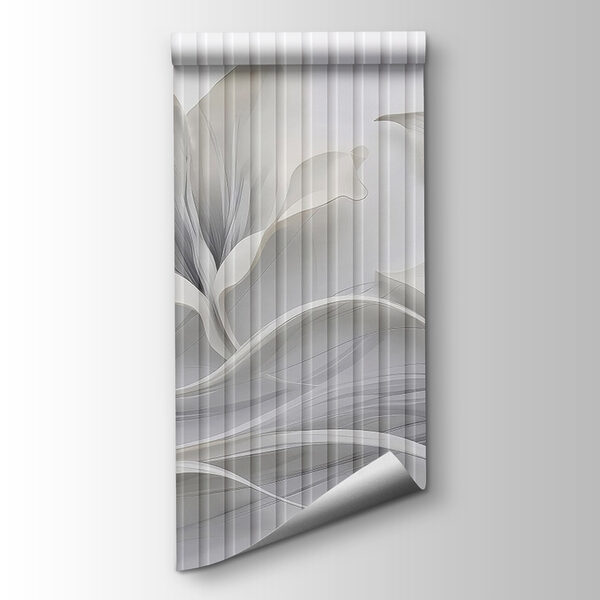 Elegant floral design with flowing patterns