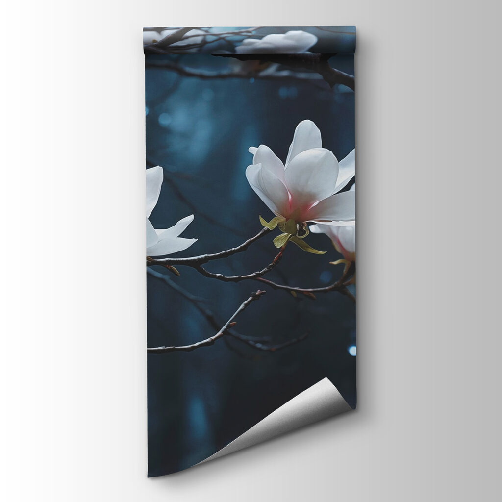 Tree with white flowers