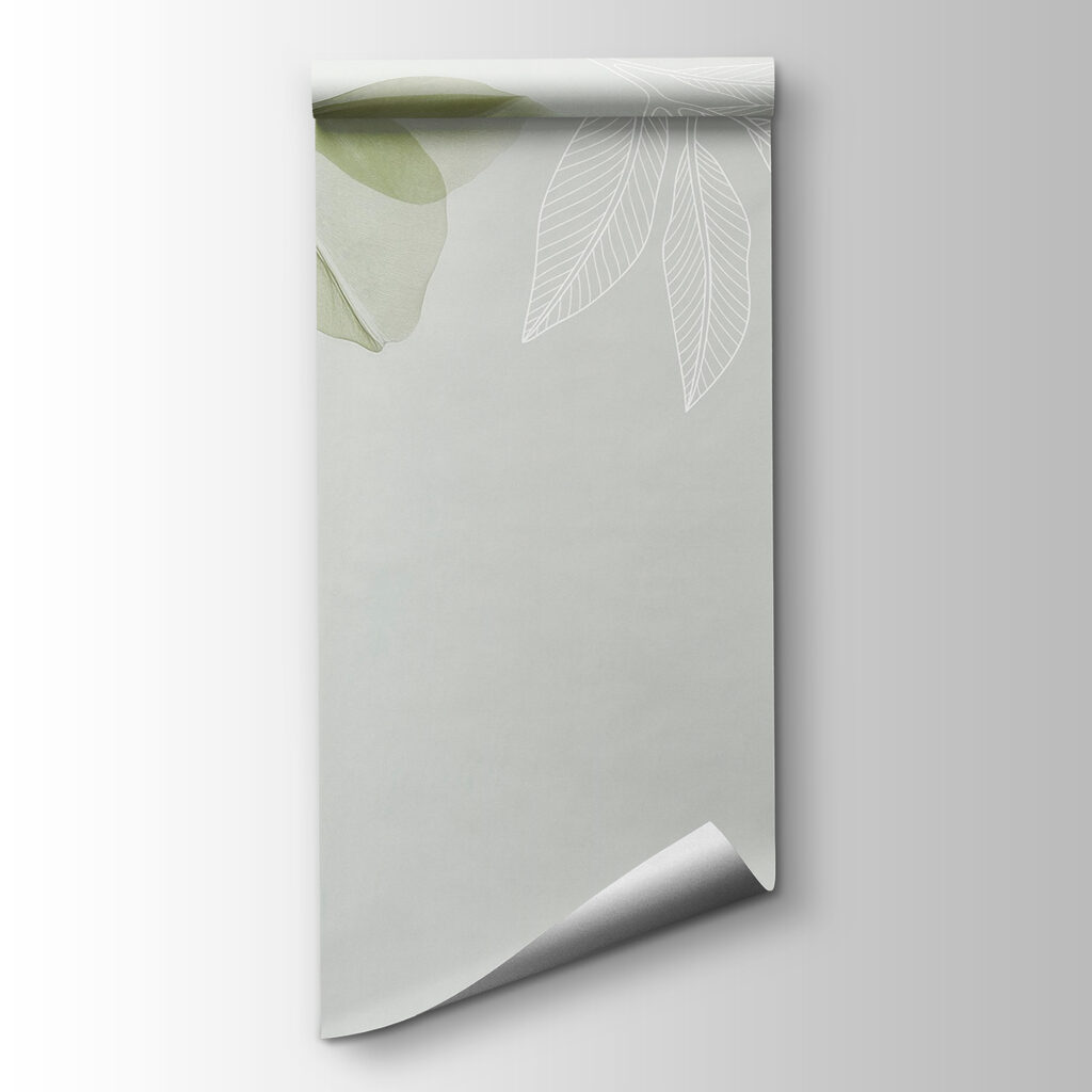 Gentle leaves in soft hues