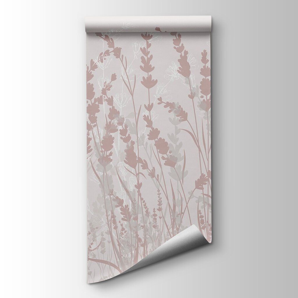 Delicate floral pattern in soft hues