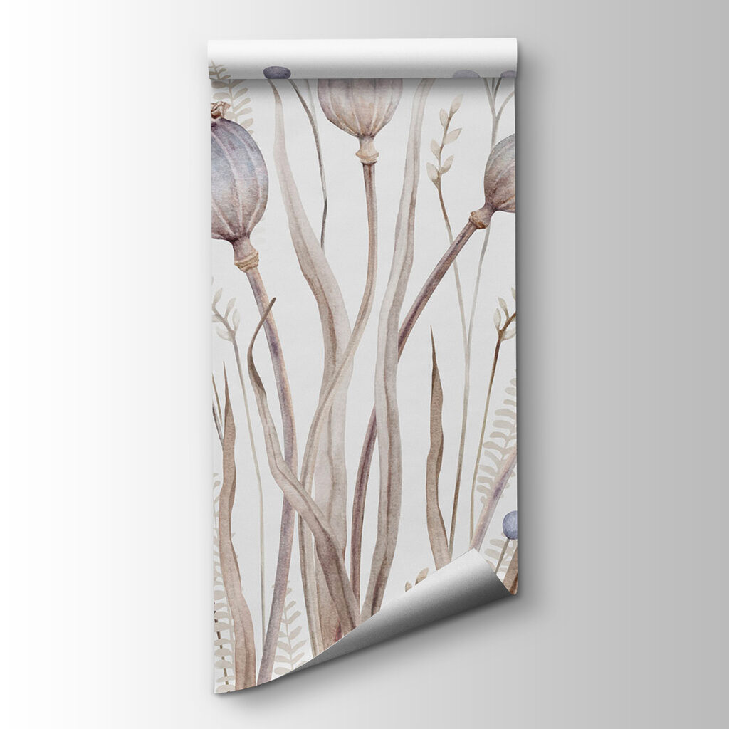 Watercolor painting of flowers and plants Watercolor painting of flowers and plants