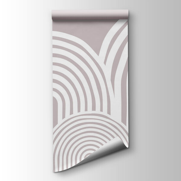 White and gray background with white lines