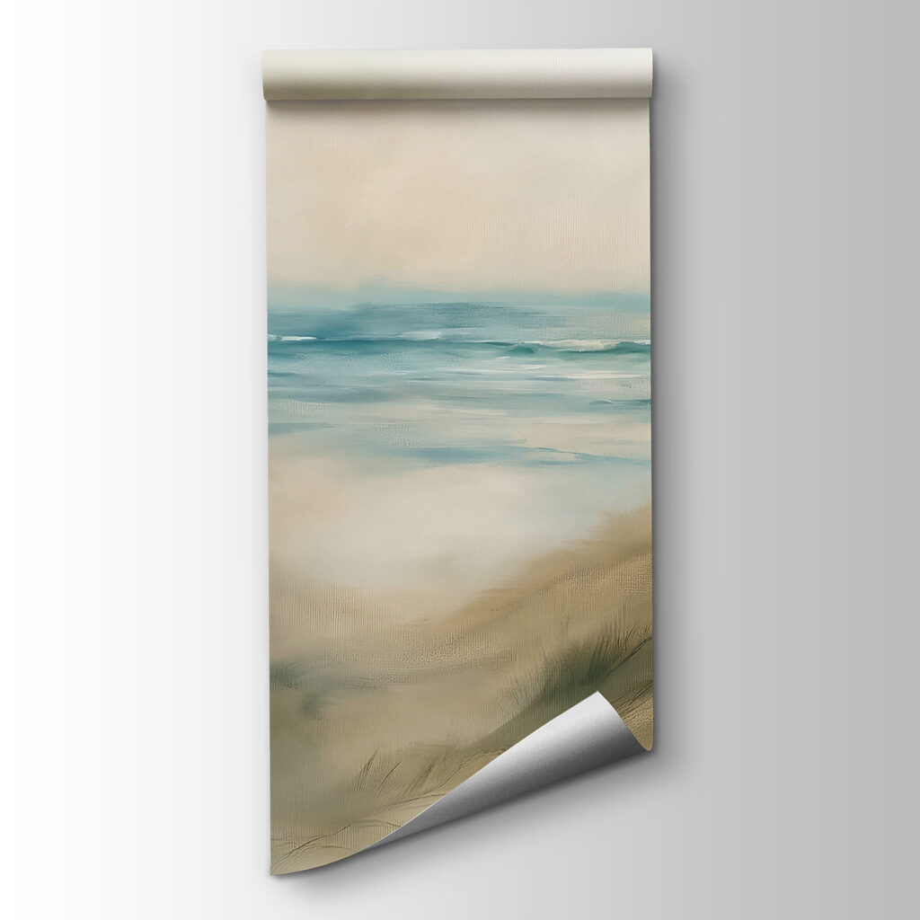 Painting of a beach