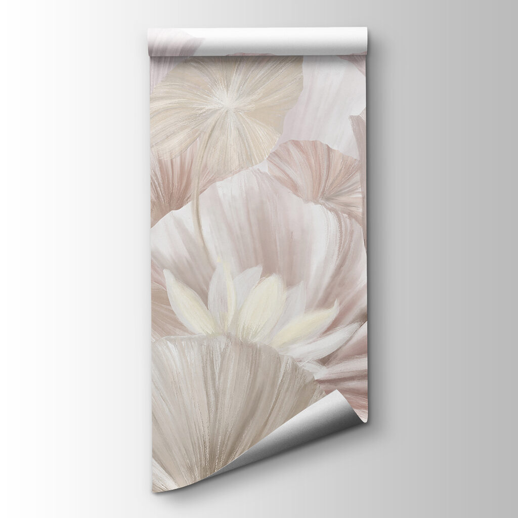 Group of white and pink flowers