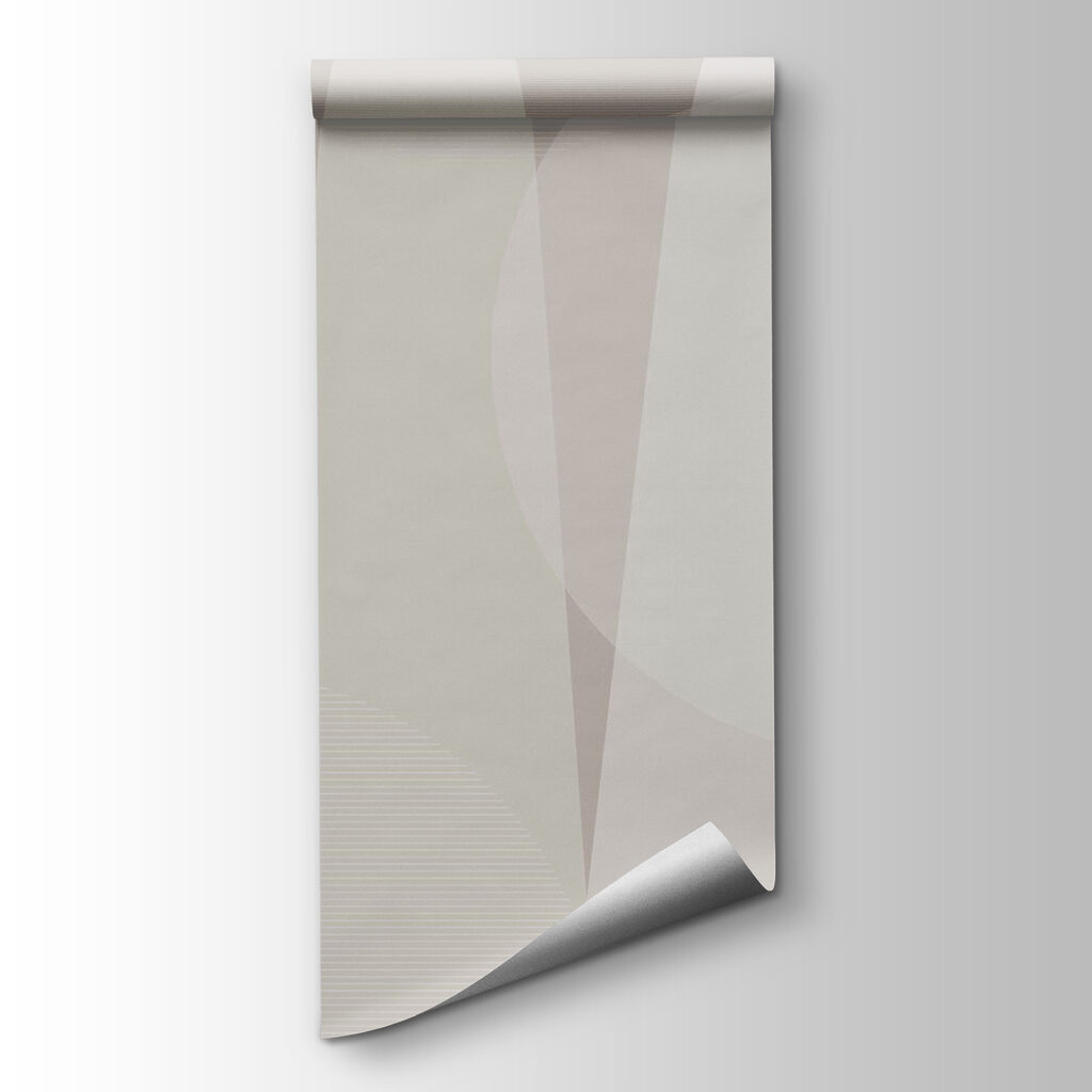 Grey and white background with circles and lines