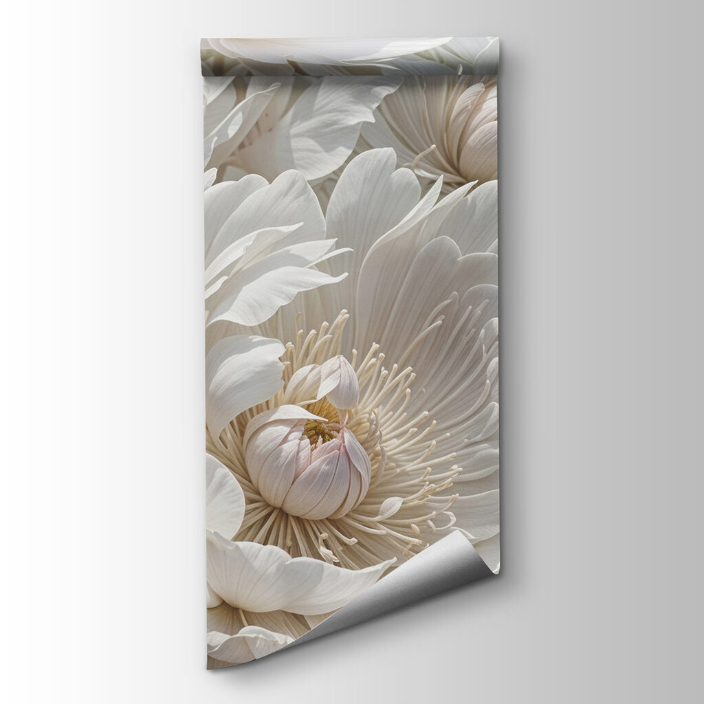 Close up of white flowers