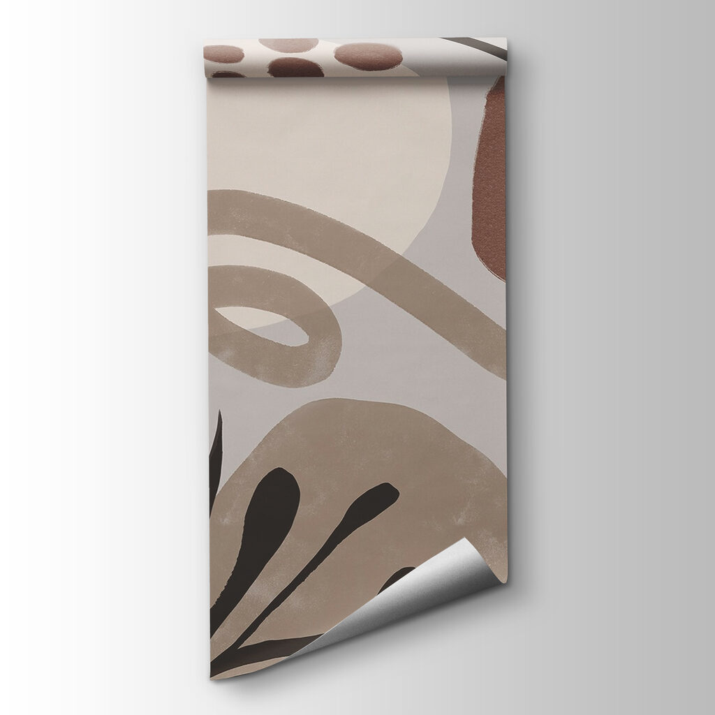 Abstract shapes in earth tones