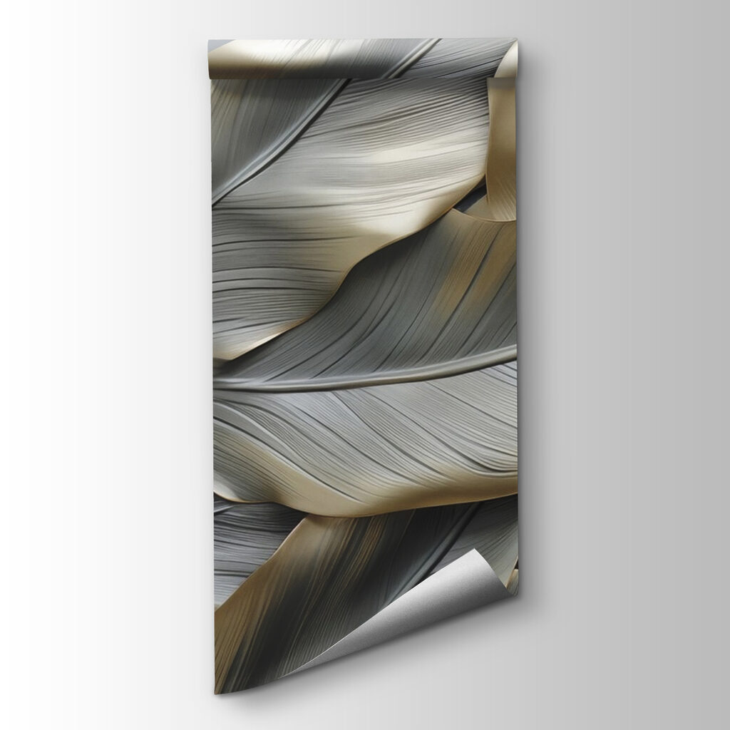 Textured leaves create a unique pattern