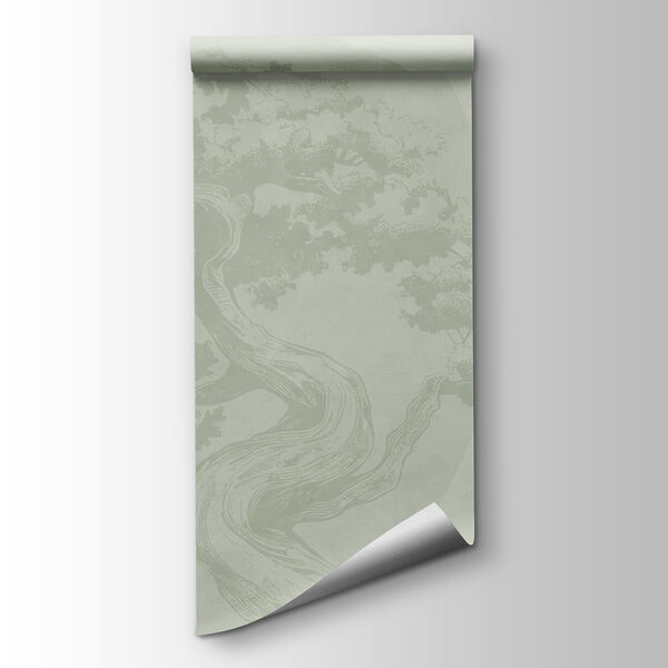 Tree with a curved trunk Tree with a curved trunk