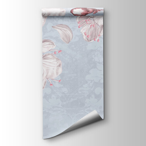 Delicate blooms on soft backdrop