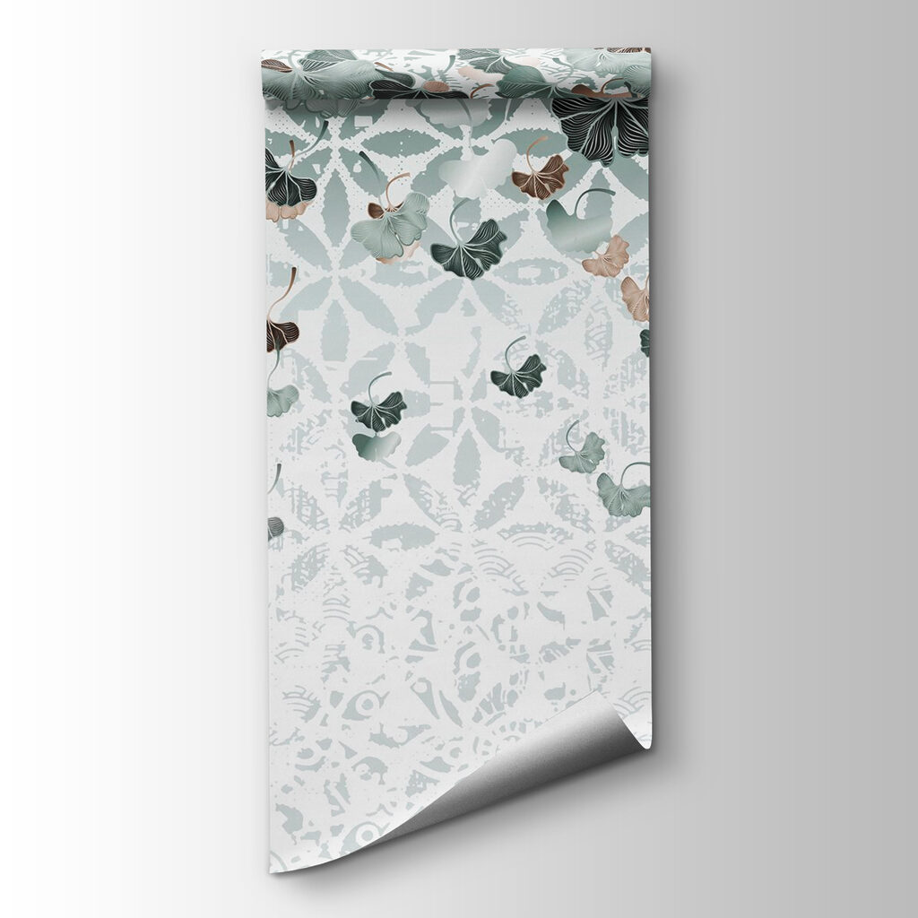 Flowing leaves create tranquil patterns