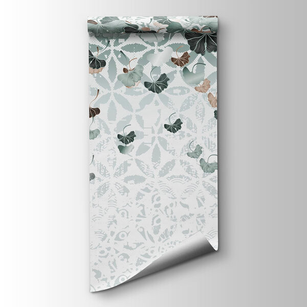 Flowing leaves create tranquil patterns