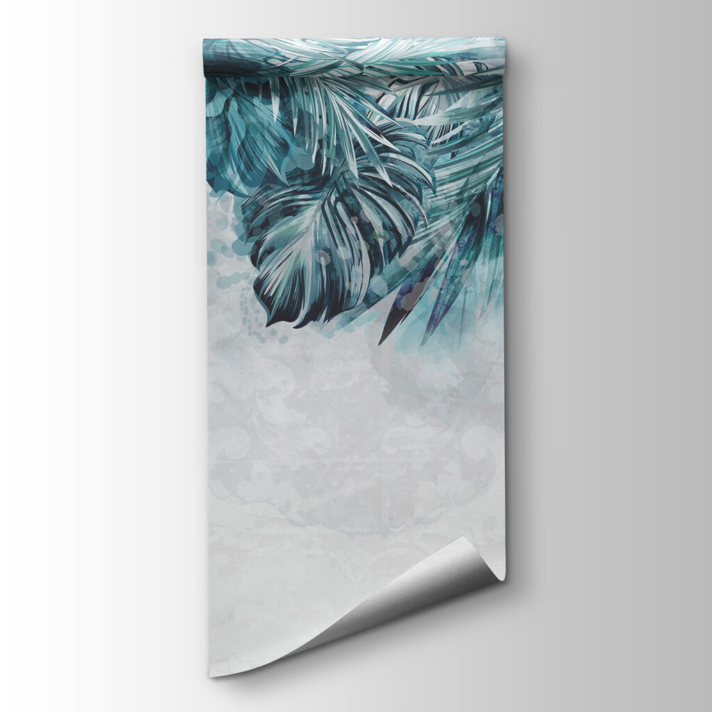 Vibrant tropical foliage illustration