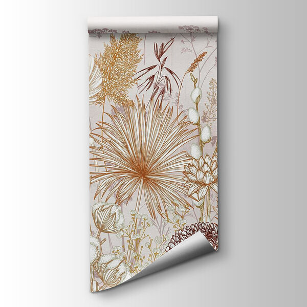 Delicate floral patterns in soft hues