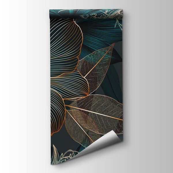 Elegant floral design in dark tones