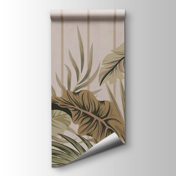 Lush leaves in subtle tones