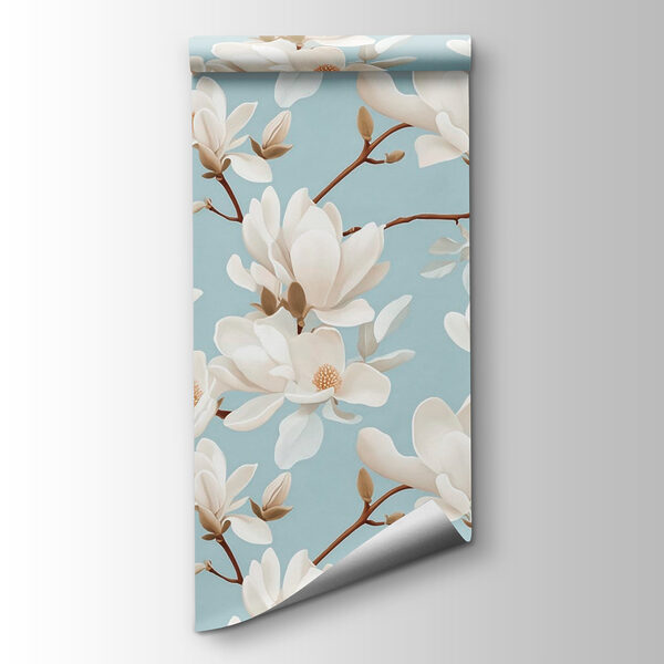 Pattern of white flowers