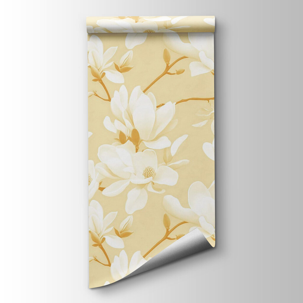 Pattern of white flowers