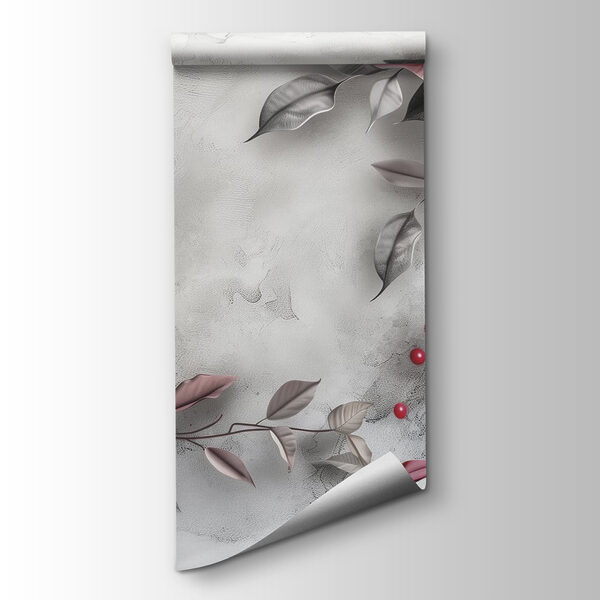 Flowery elegance on a muted backdrop