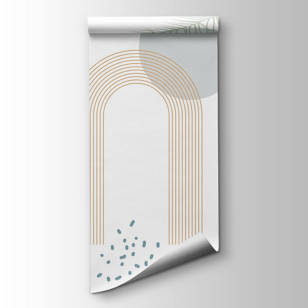 Graphic design of plants and leaves