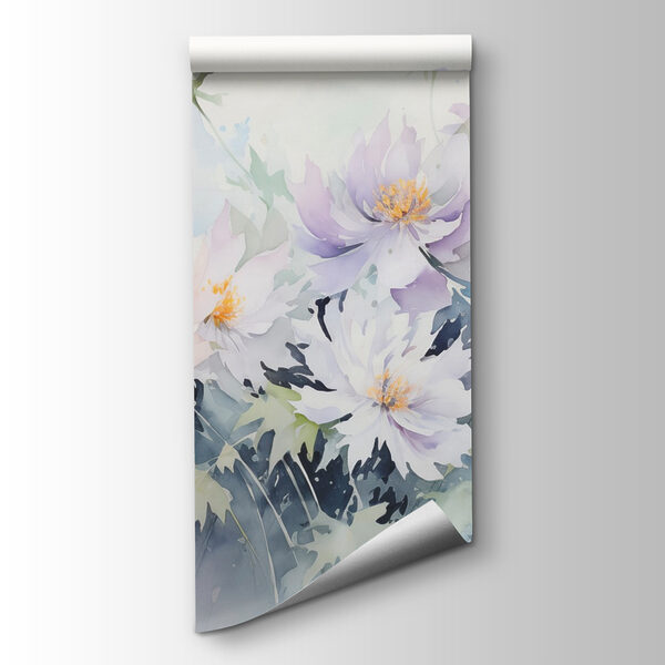 Painting of flowers on a white background