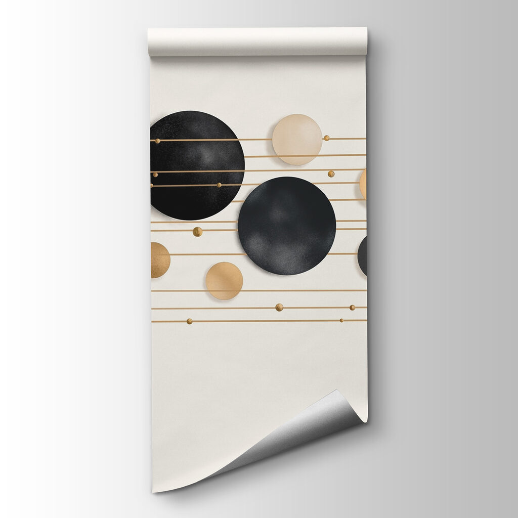 Group of circles and lines