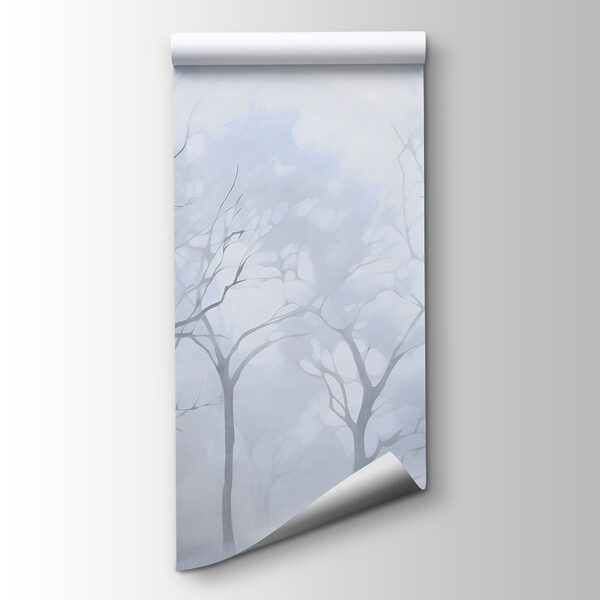 Group of trees in fog