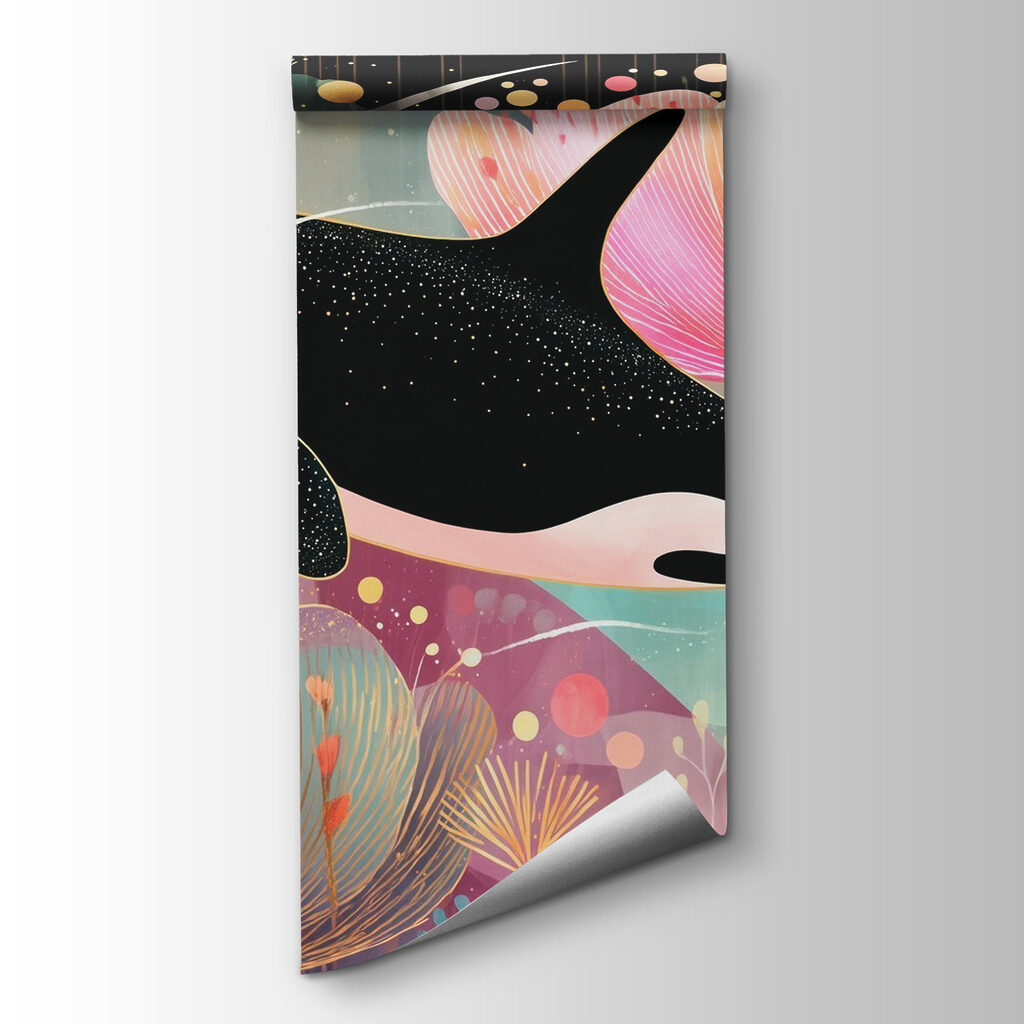 Whale swimming in the water