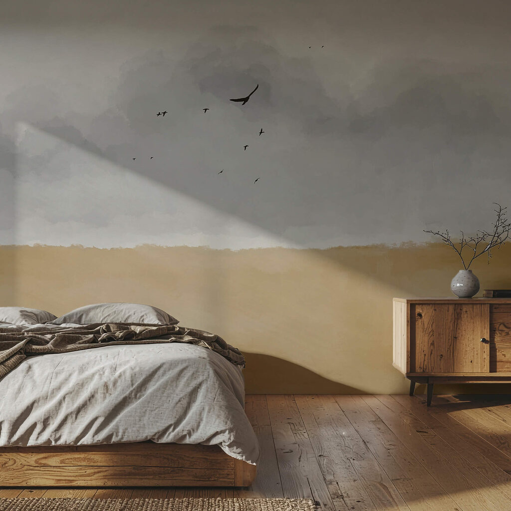 Πουλί που πετάει στον ουρανό