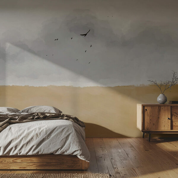 Πουλί που πετάει στον ουρανό