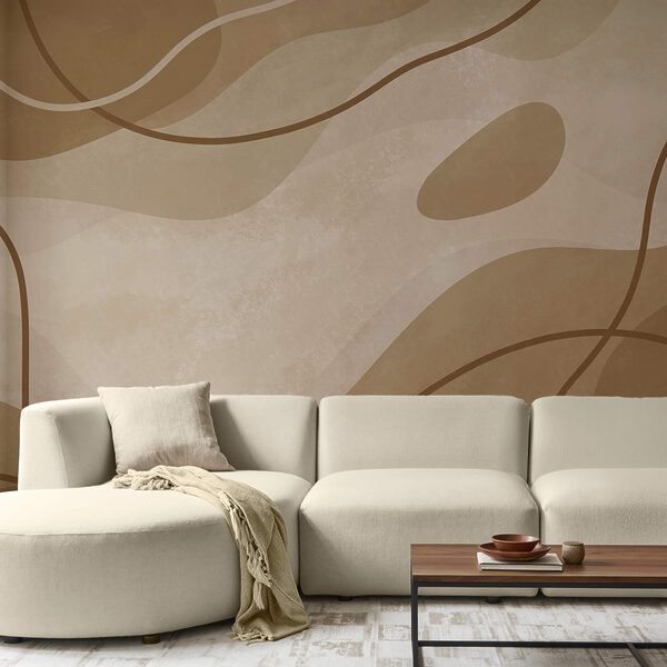 Ταπετσαρίες Ταπετσαρίες Καφέ και λευκό φόντο (Κωδικός προϊόντος: t00397)