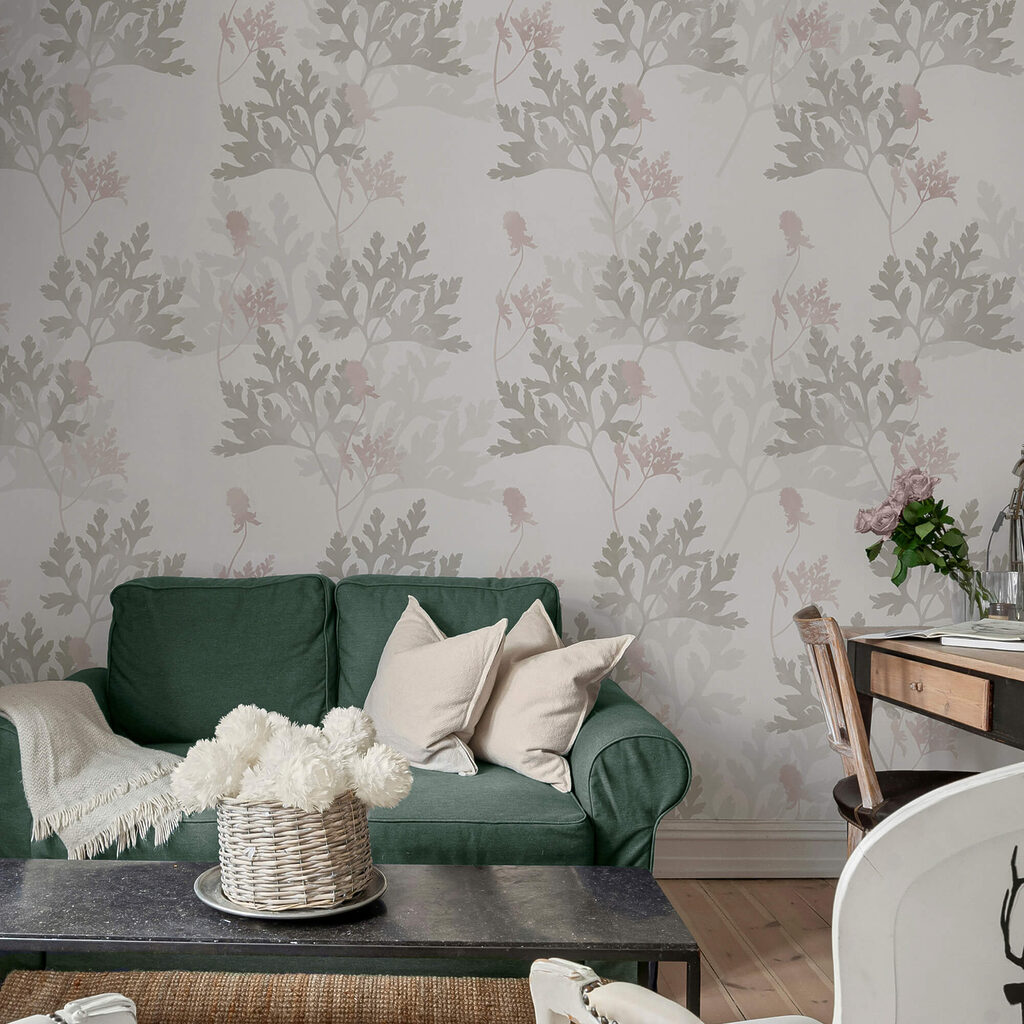 Μοτίβο φύλλων και λουλουδιών