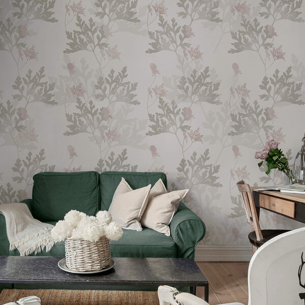 Μοτίβο φύλλων και λουλουδιών