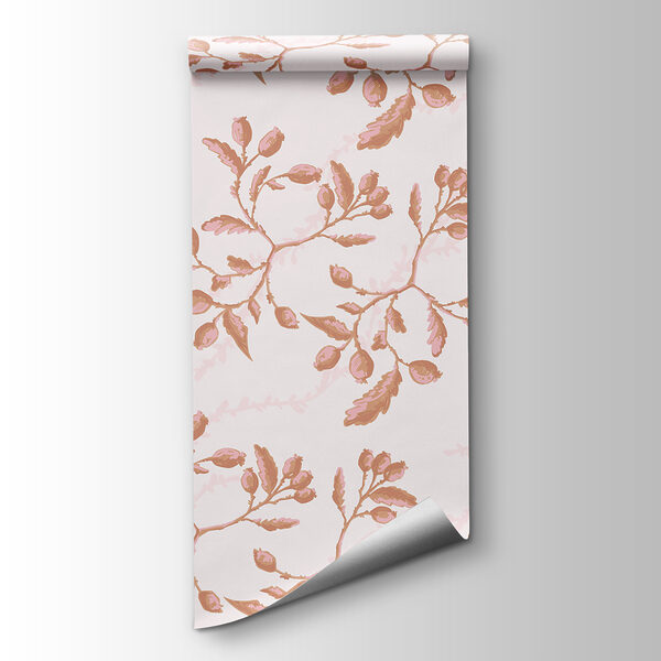 Pattern of leaves and berries