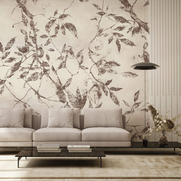 - Λεπτά φύλλα σε απαλό φόντο