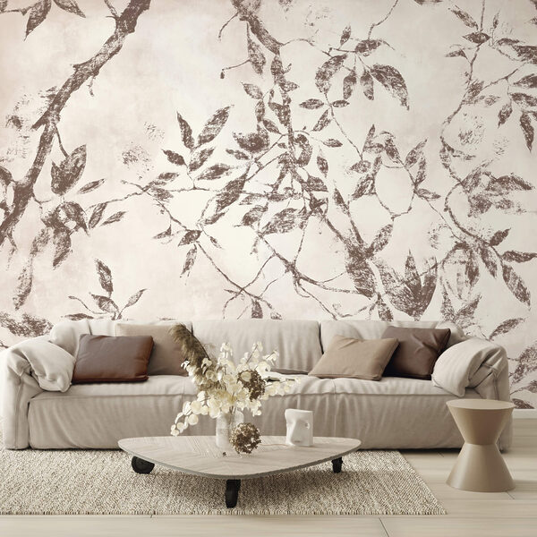 - Λεπτά φύλλα σε απαλό φόντο