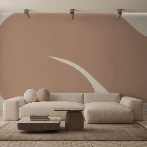 Καφέ και λευκό φόντο