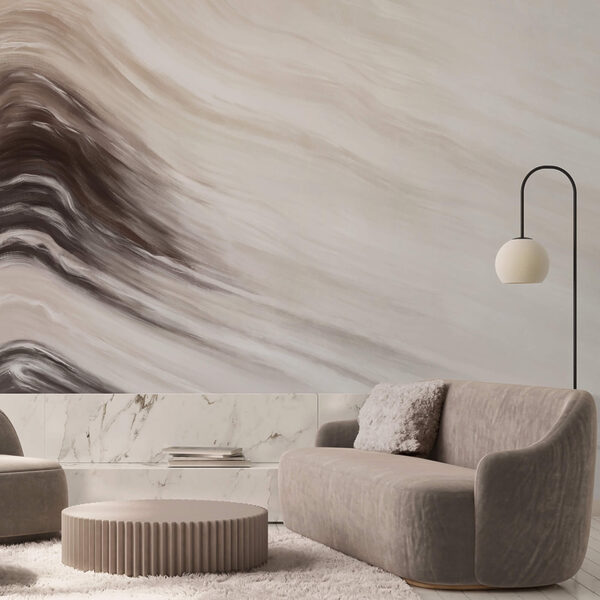 Αφηρημένα κύματα σε απαλές αποχρώσεις