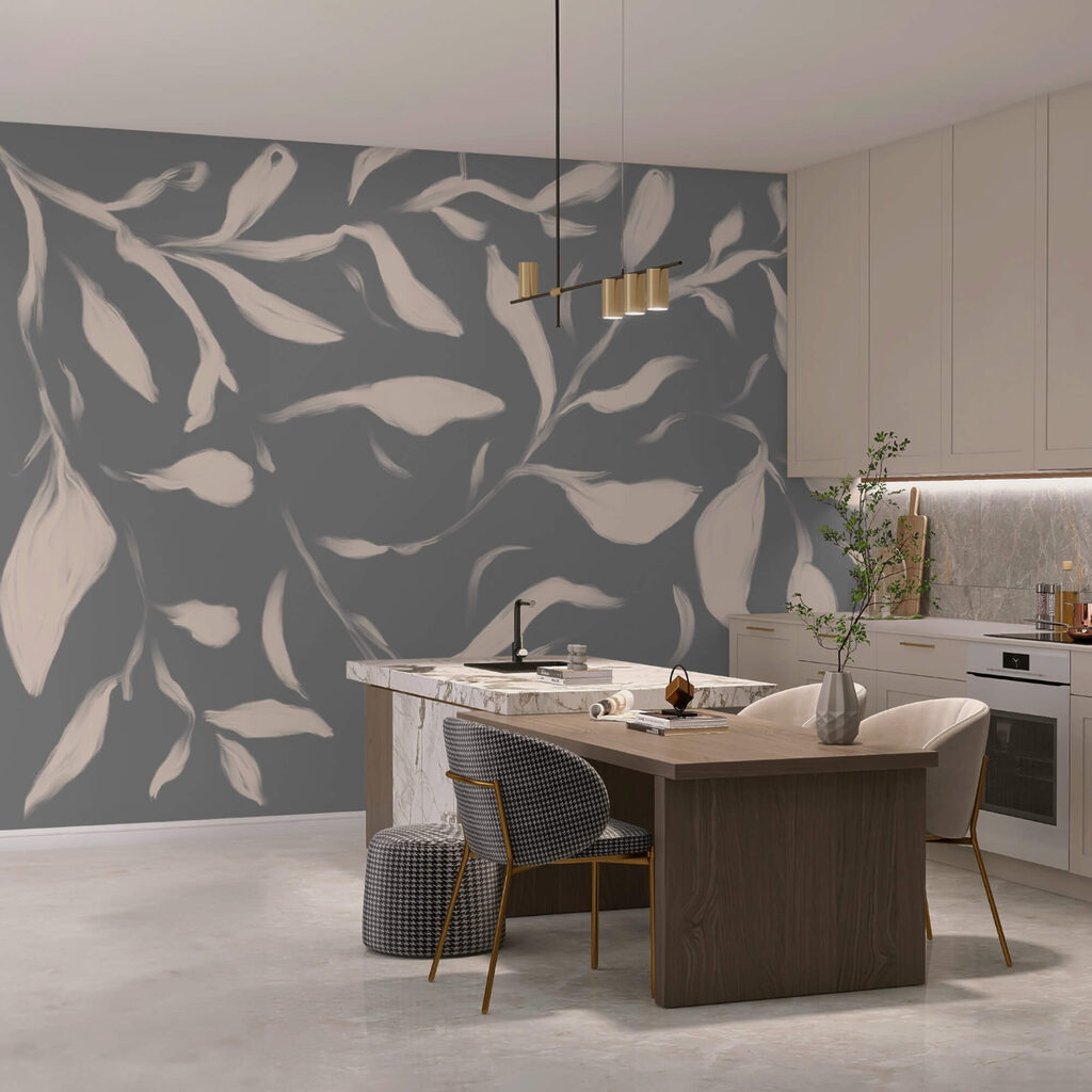 Λεπτά φύλλα σε απαλό φόντο