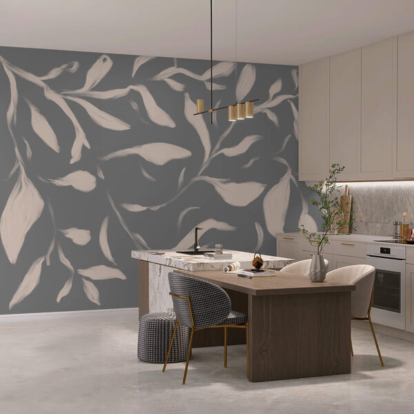 Λεπτά φύλλα σε απαλό φόντο