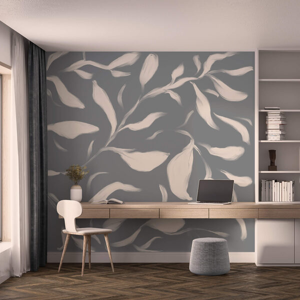 Λεπτά φύλλα σε απαλό φόντο