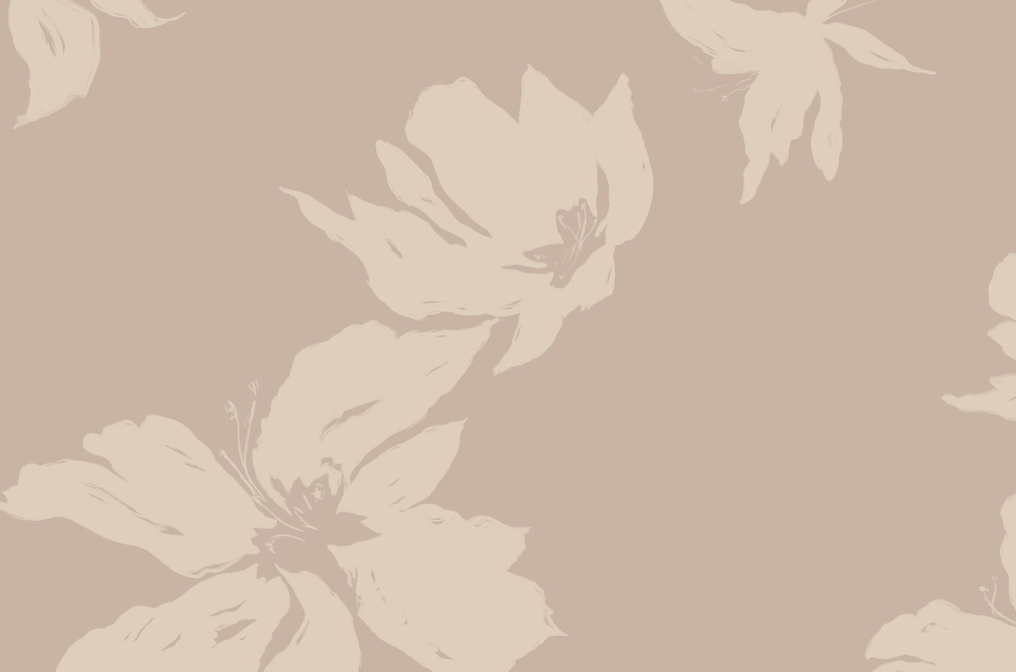 Soft florals on a gentle background